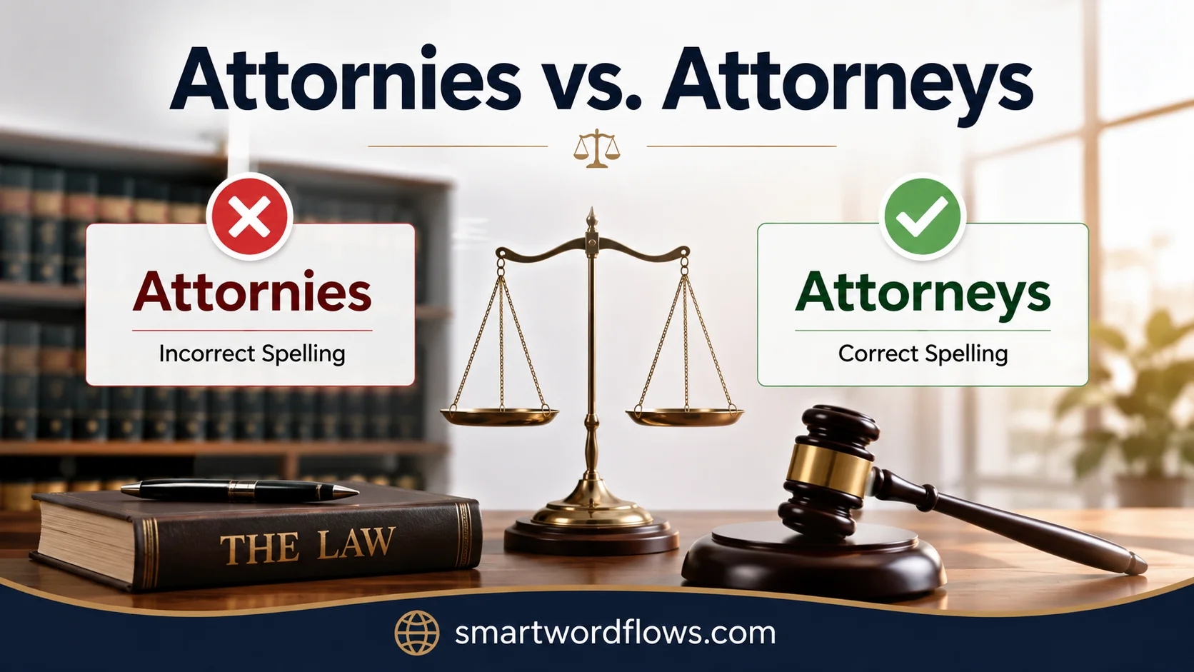 Attornies vs. Attorneys
