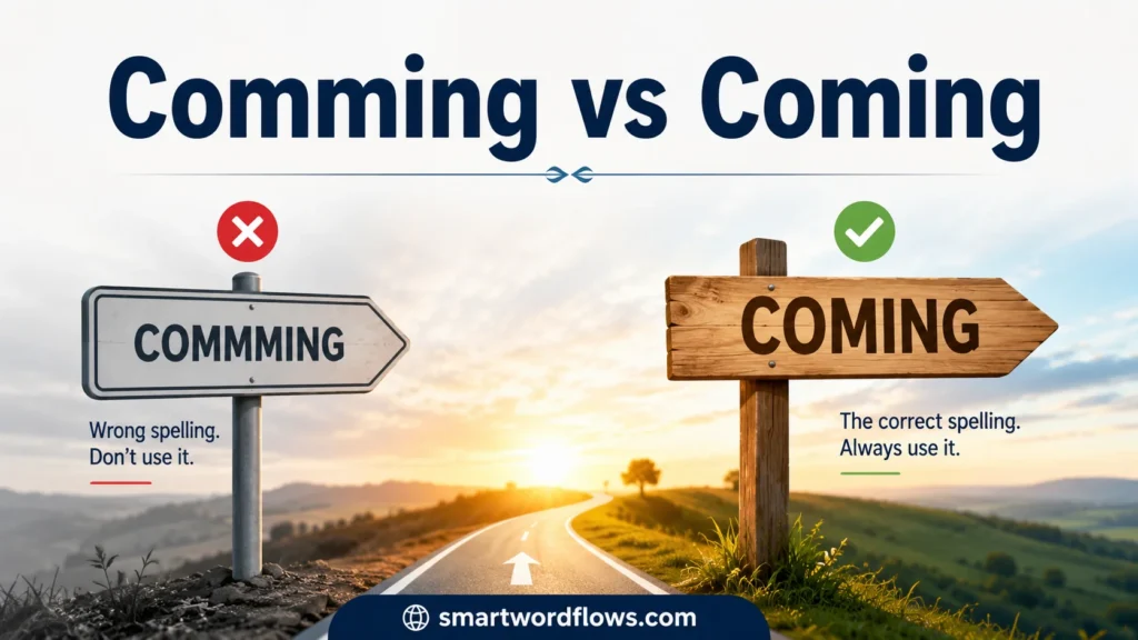 Comming vs Coming