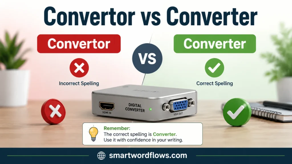 Convertor vs Converter