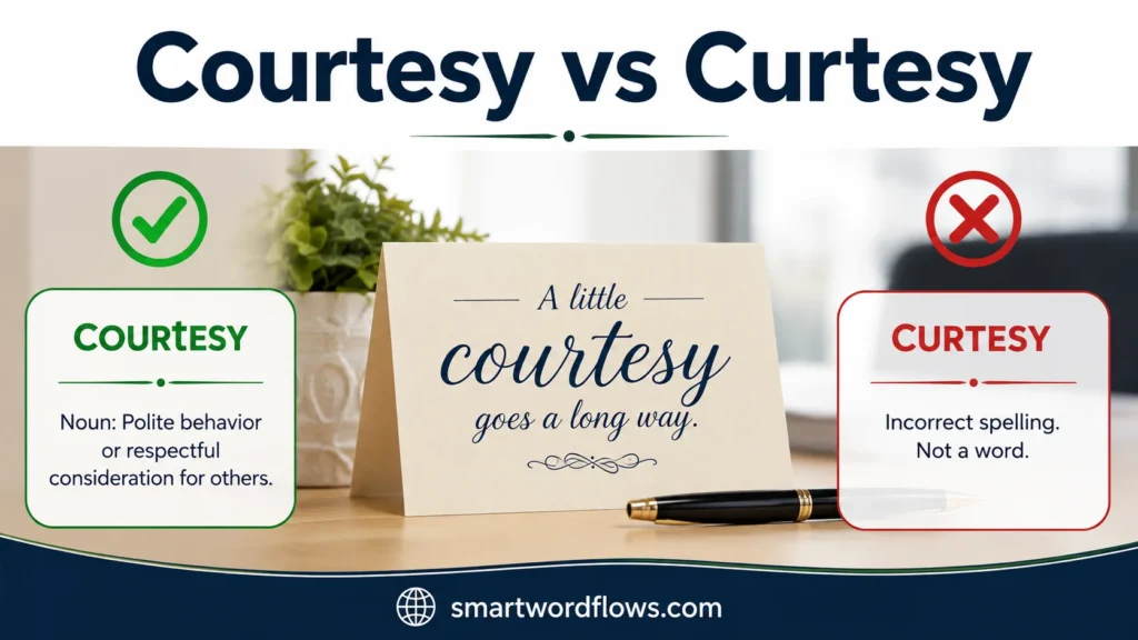 Courtesy vs Curtesy