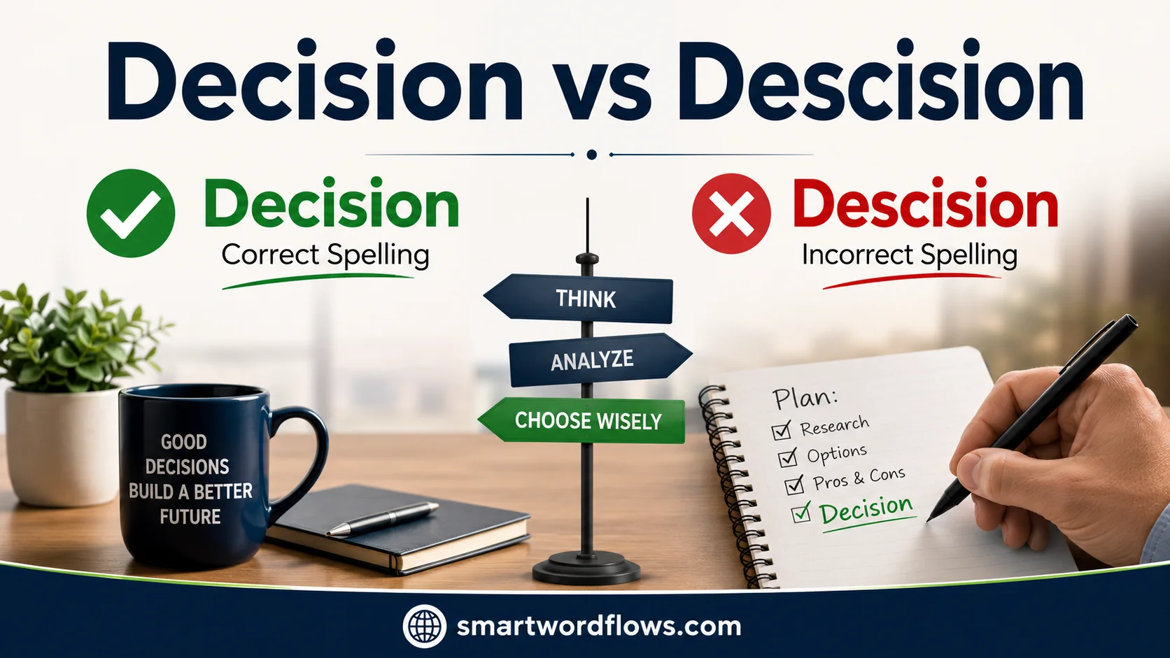 Decision vs Descision