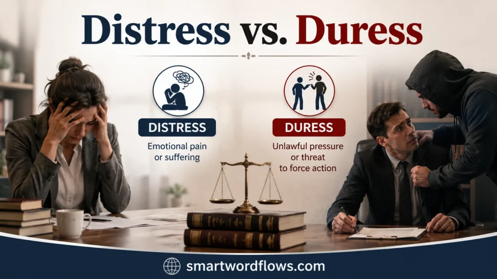 Distress vs. Duress