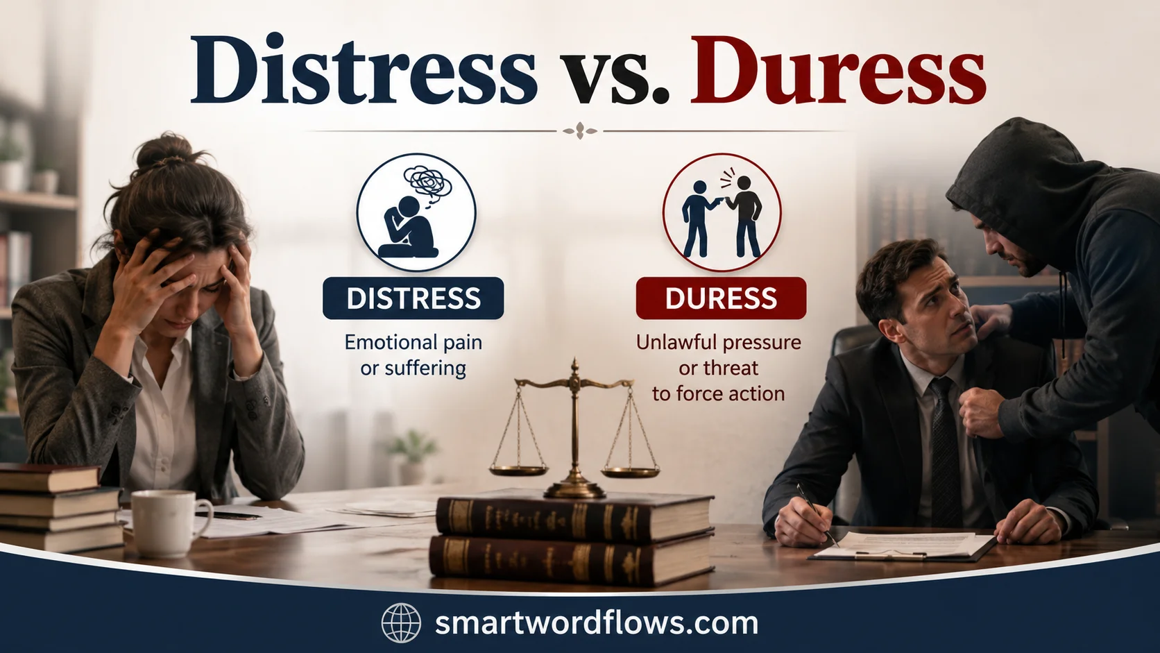 Distress vs. Duress