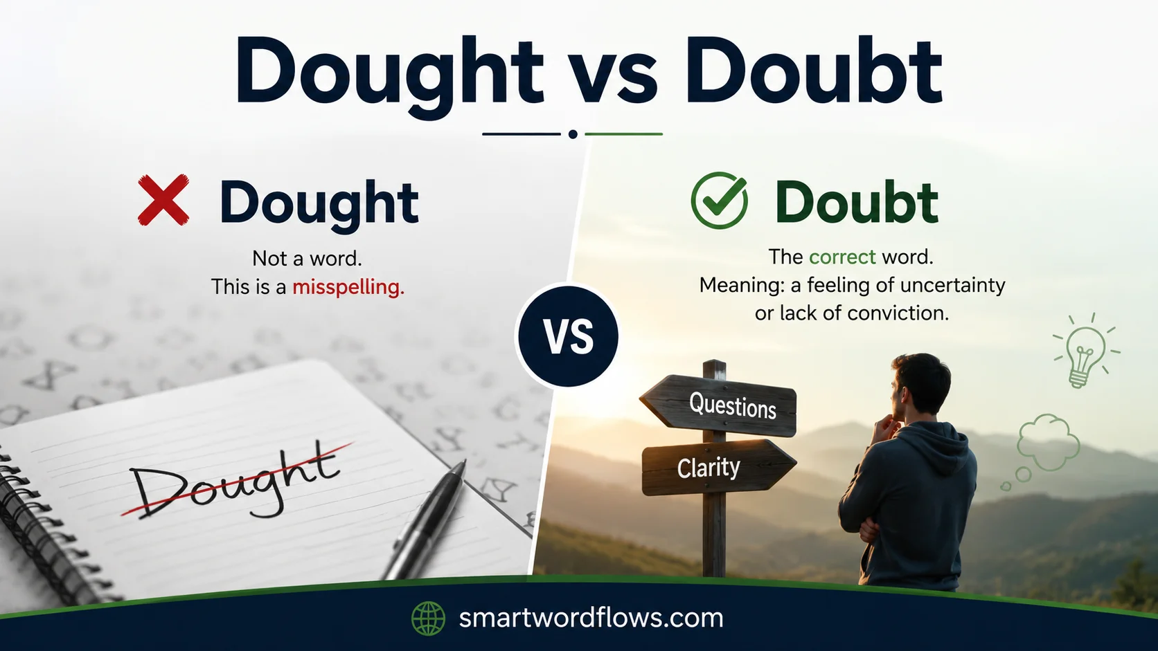 Dought vs Doubt