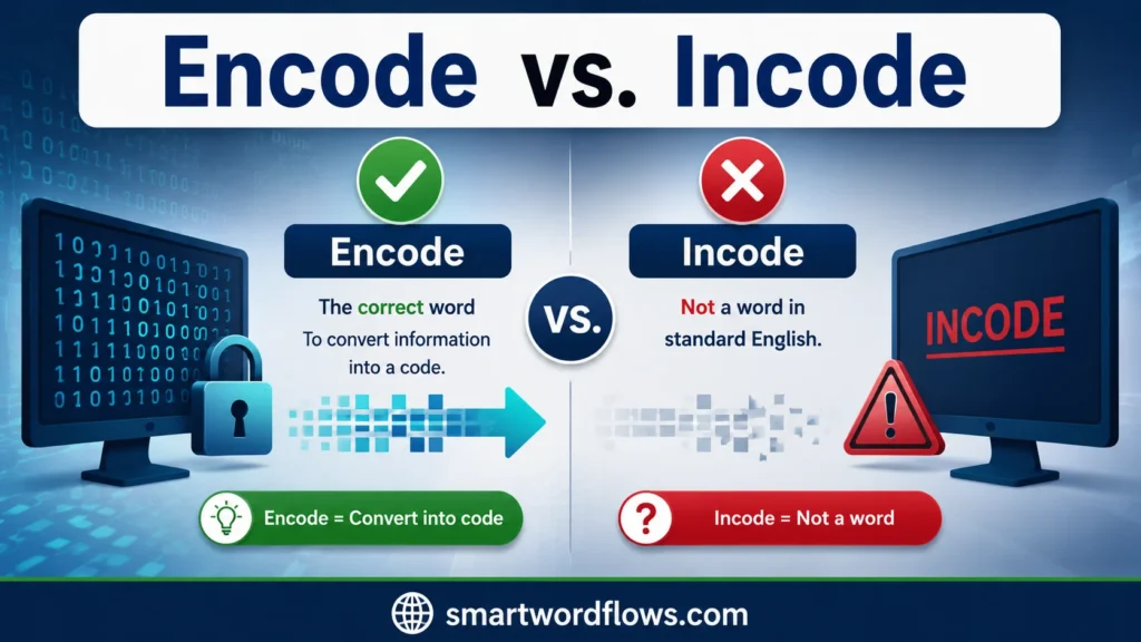 Encode vs. Incode