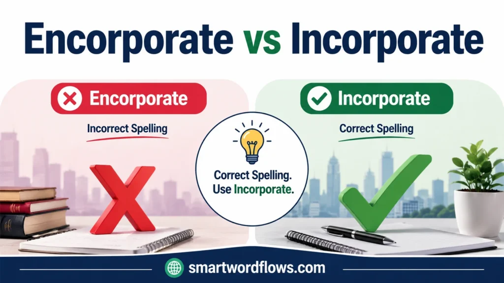 Encorporate vs Incorporate