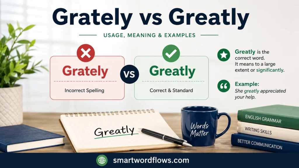 Grately vs Greatly