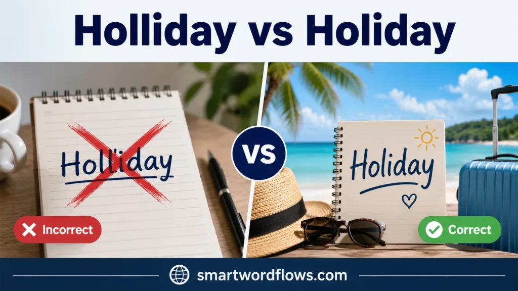 Holliday vs Holiday