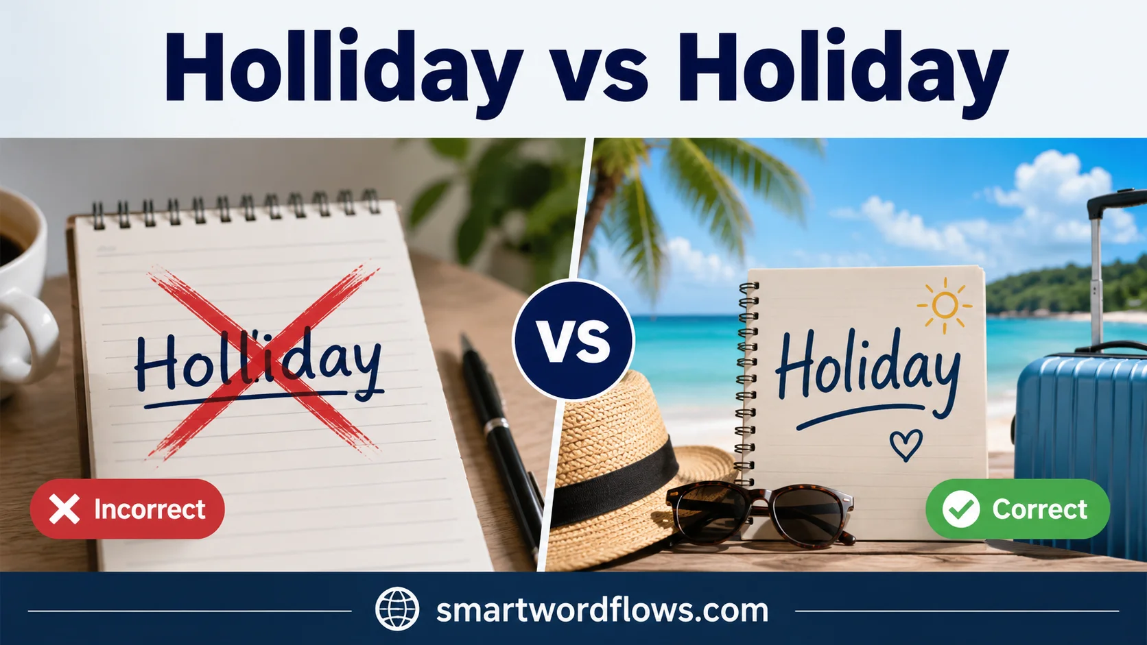 Holliday vs Holiday