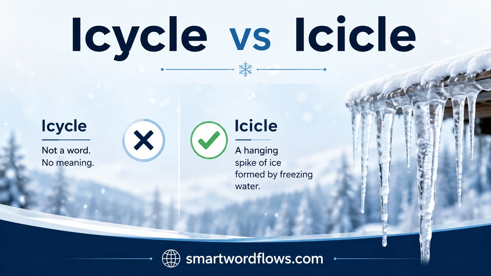 Icycle vs Icicle