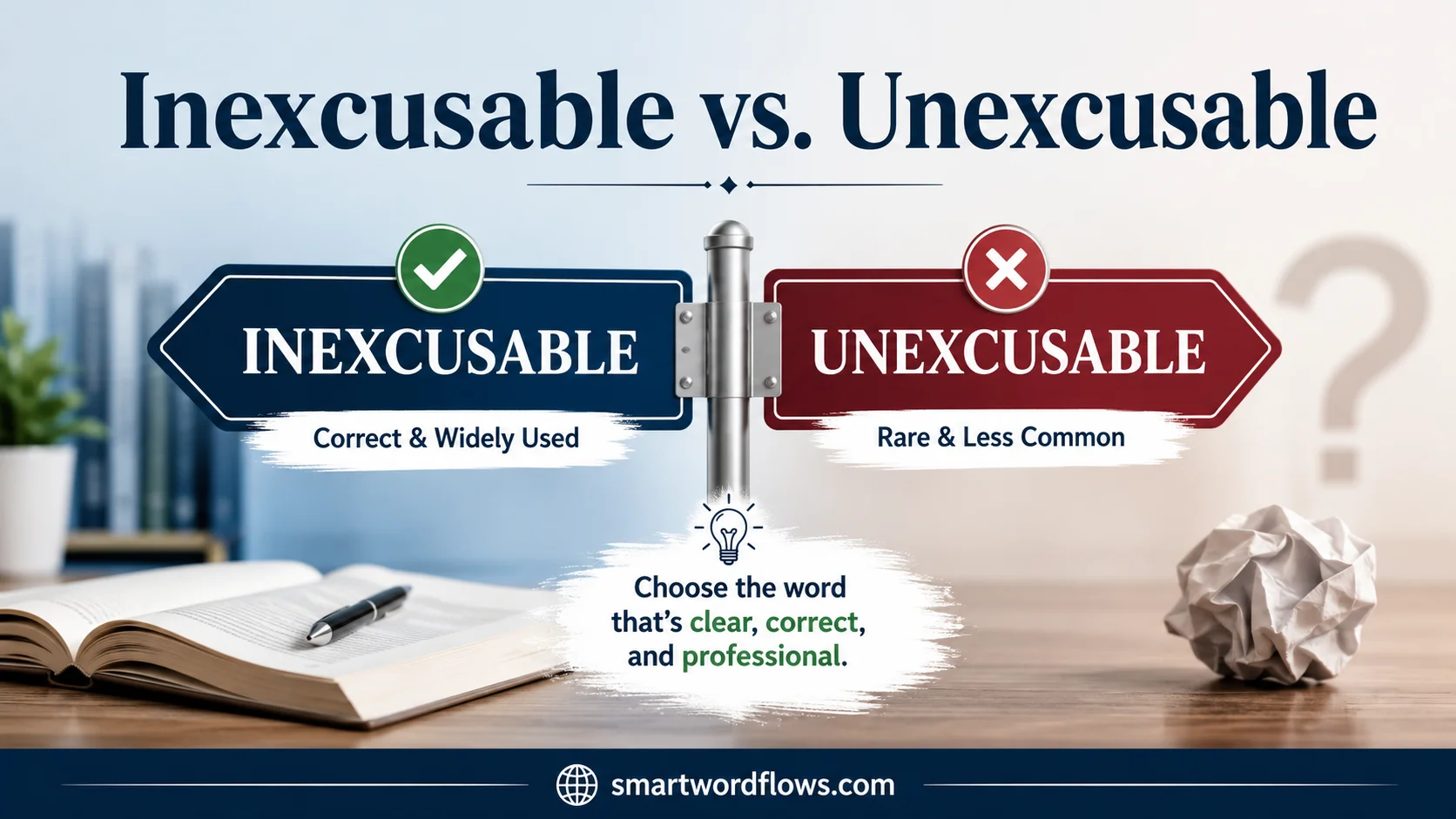 Inexcusable vs. Unexcusable