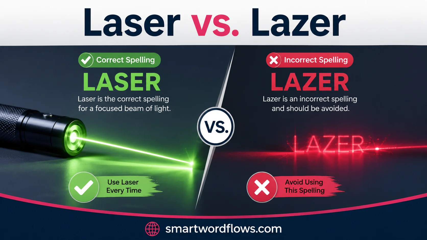 Laser vs. Lazer