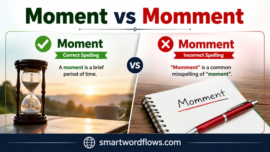 Moment vs Momment