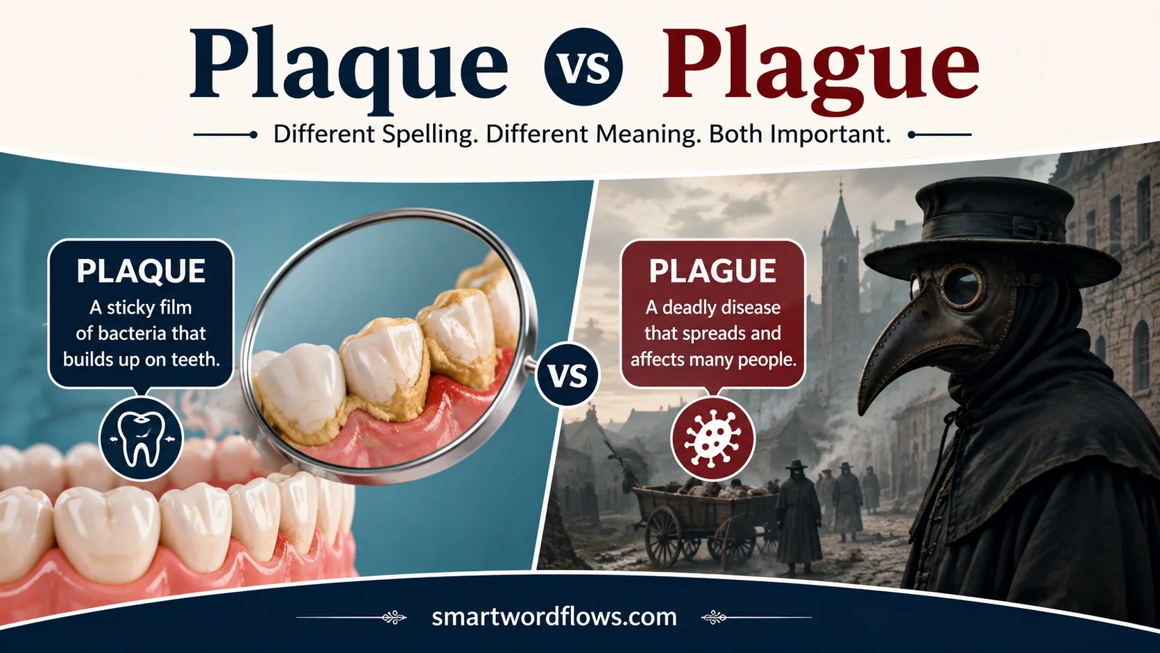 Plaque vs Plague