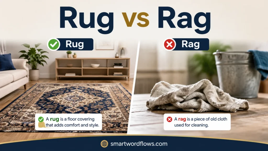 Rug vs Rag