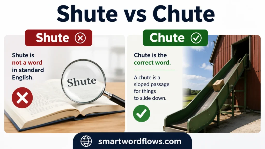 Shute vs Chute