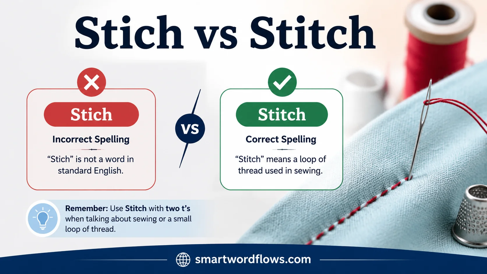 Stich vs Stitch