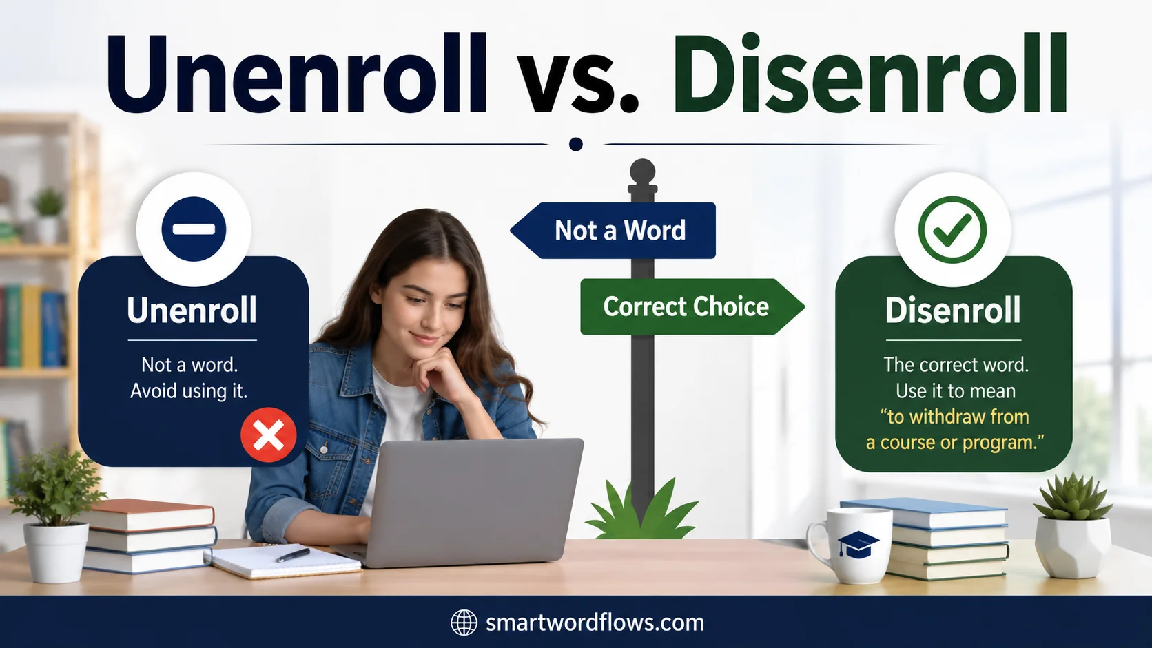 Unenroll vs. Disenroll