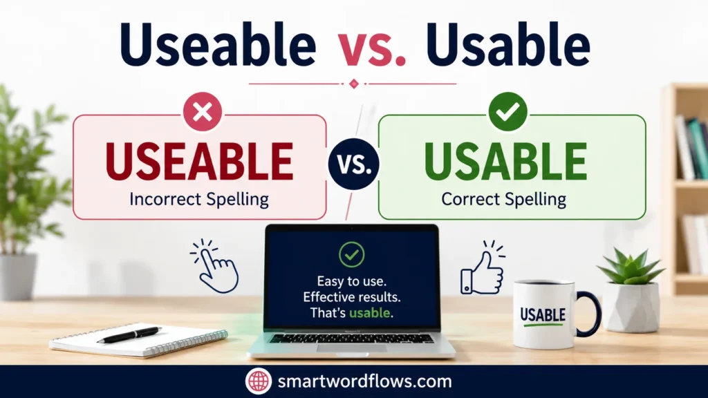 Useable vs. Usable