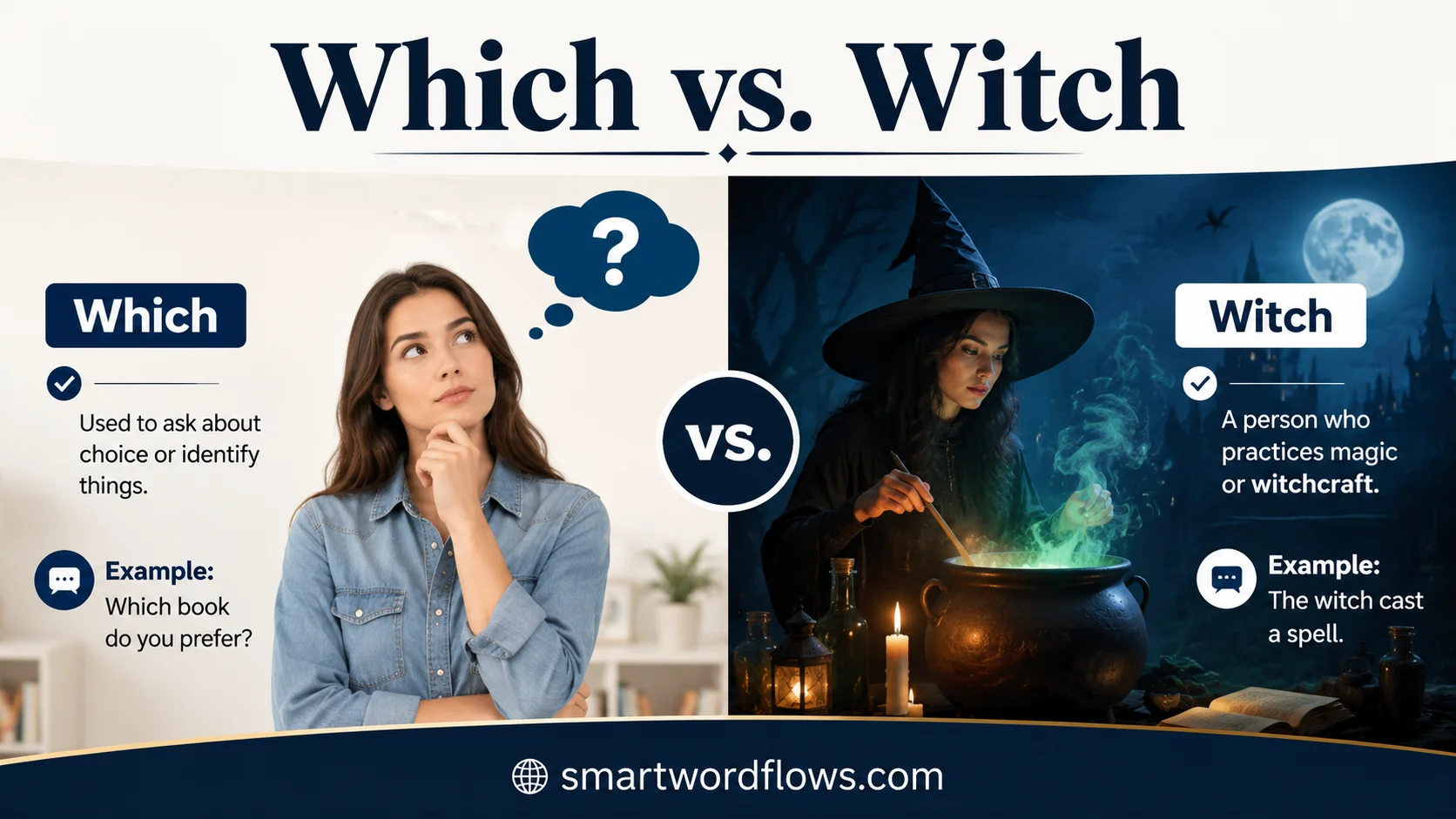 Which vs. Witch