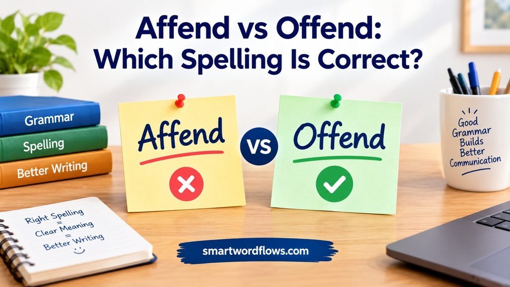 Affend vs Offend: Which Spelling Is Correct?