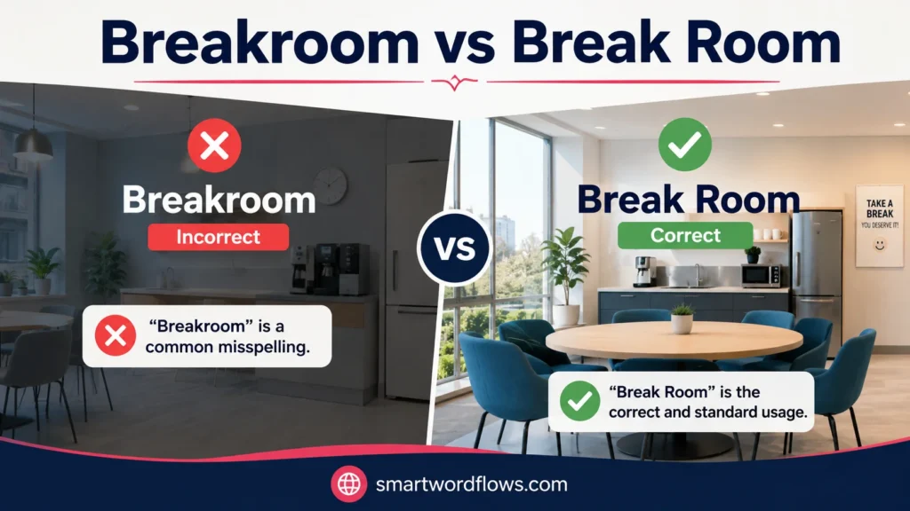 Breakroom vs Break Room