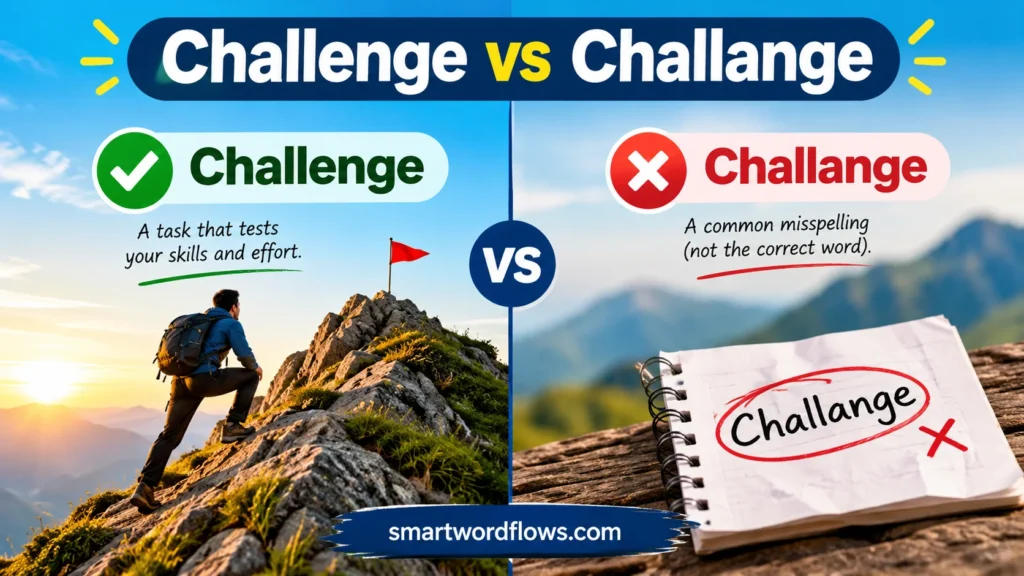 Challenge vs Challange