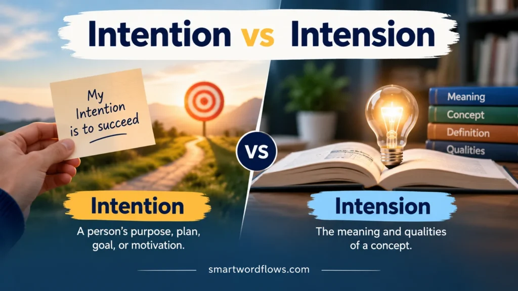 Intention vs Intension