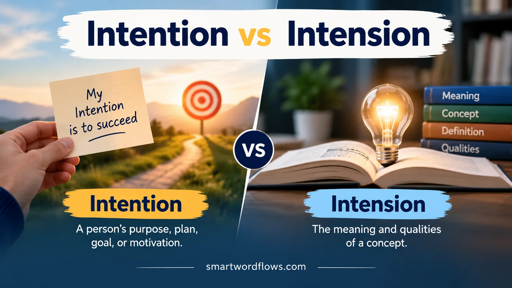 Intention vs Intension