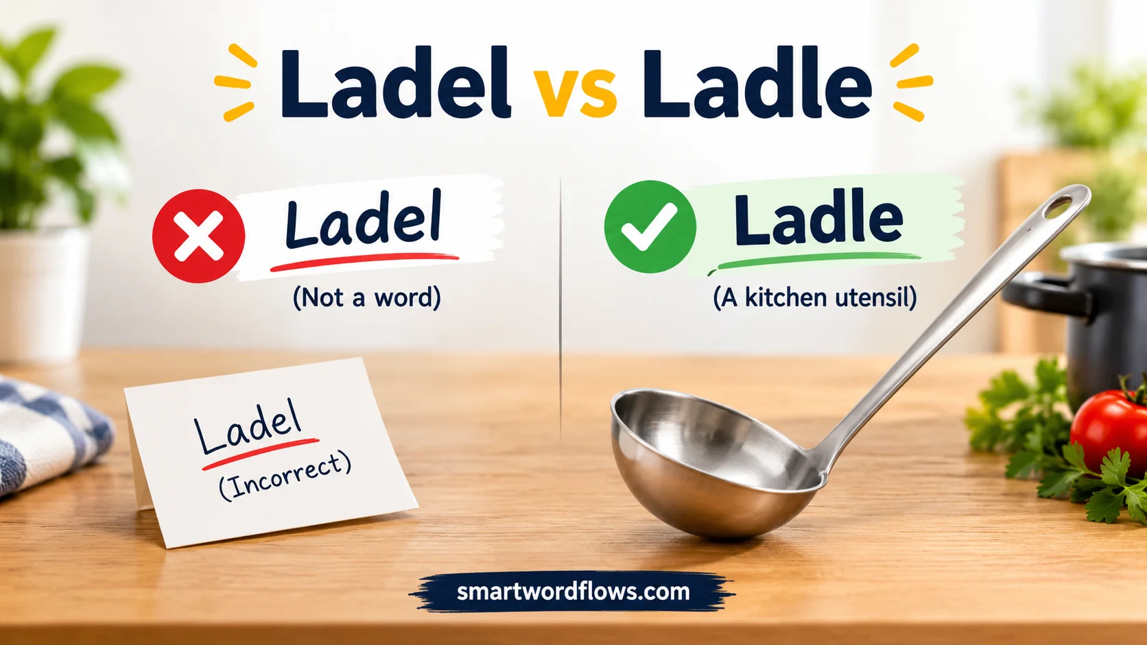 Ladel vs Ladle