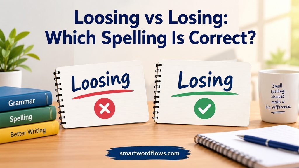 Loosing vs Losing: Which Spelling Is Correct?