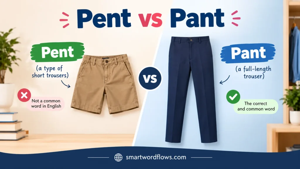 Pent vs Pant