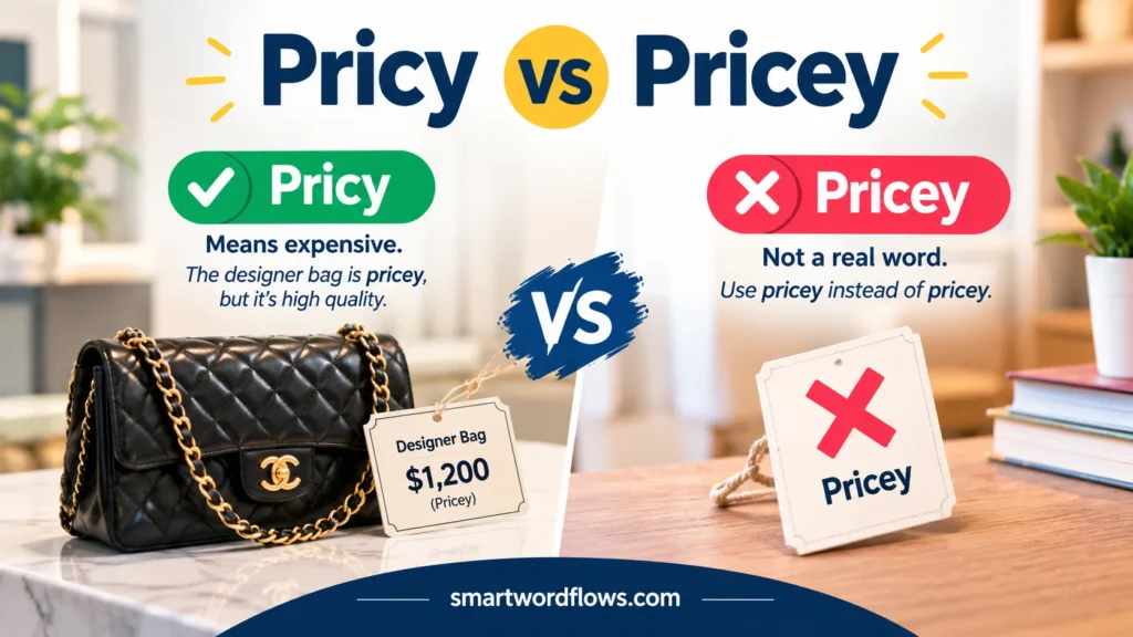 Pricy vs Pricey
