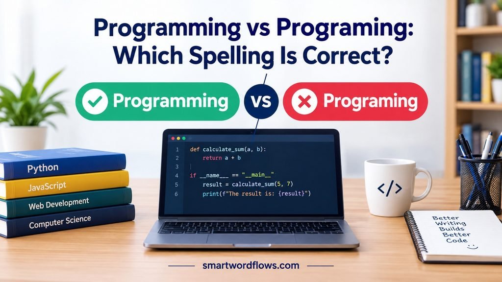 Programming vs Programing: Which Spelling Is Correct?