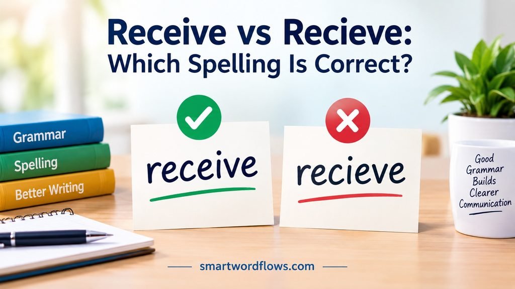 Receive vs Recieve: Which Spelling Is Correct?