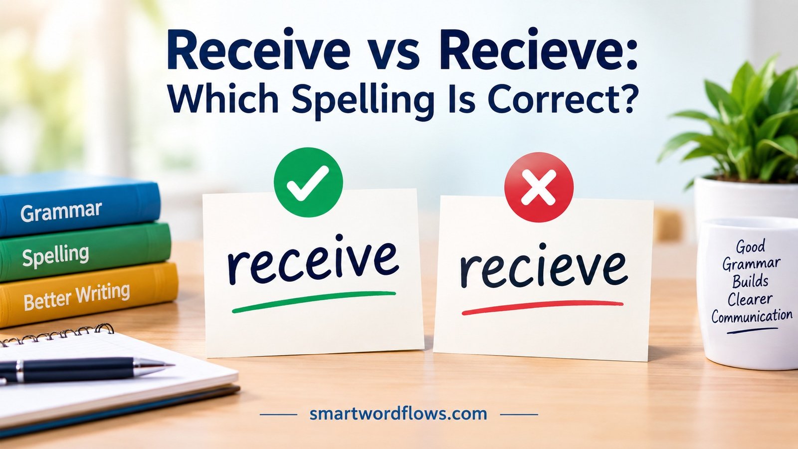 Receive vs Recieve: Which Spelling Is Correct?