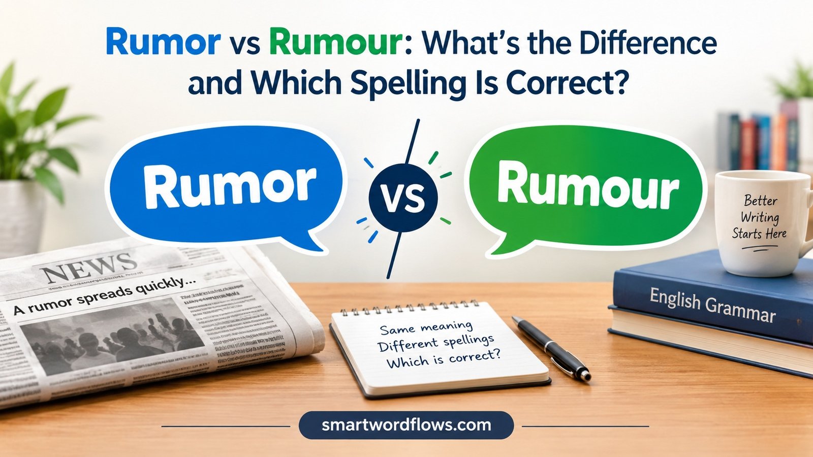 Rumor vs Rumour: What’s the Difference and Which Spelling Is Correct?