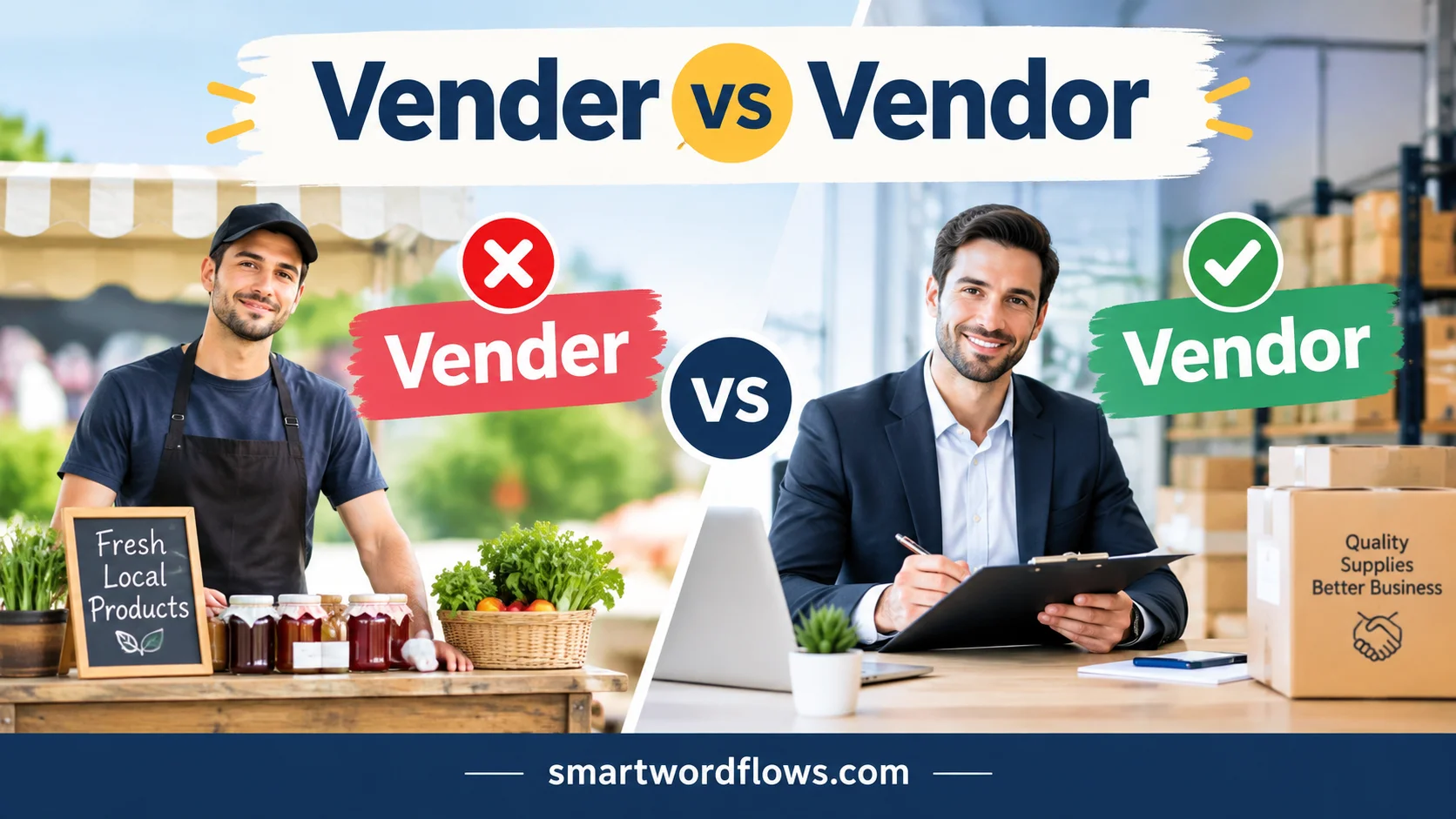 Vender vs Vendor