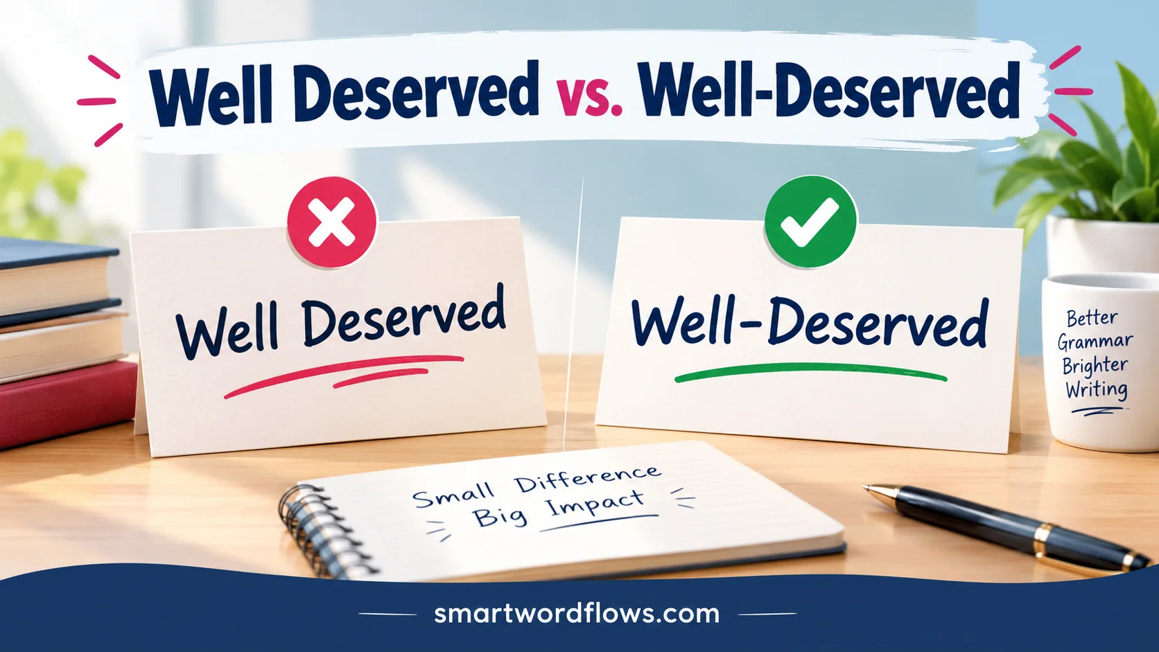 Well Deserved vs. Well-Deserved