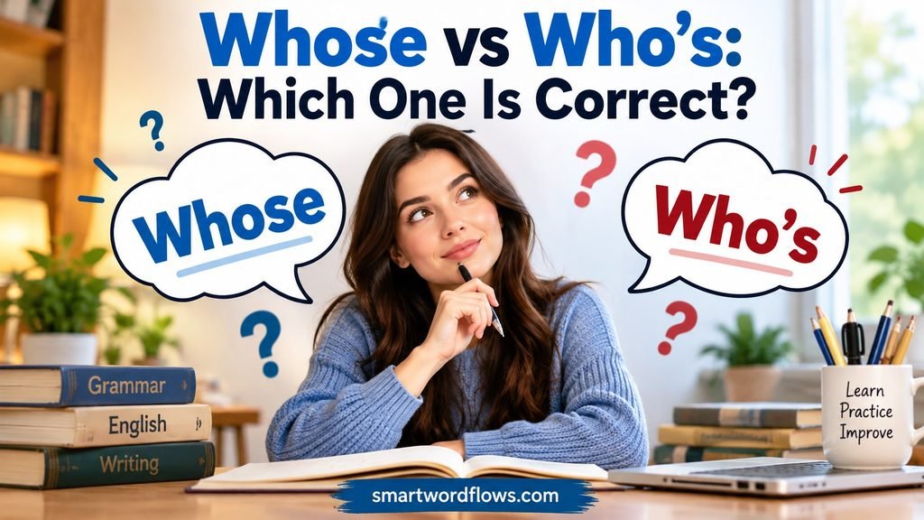 Whose vs Who’s: Which One Is Correct?