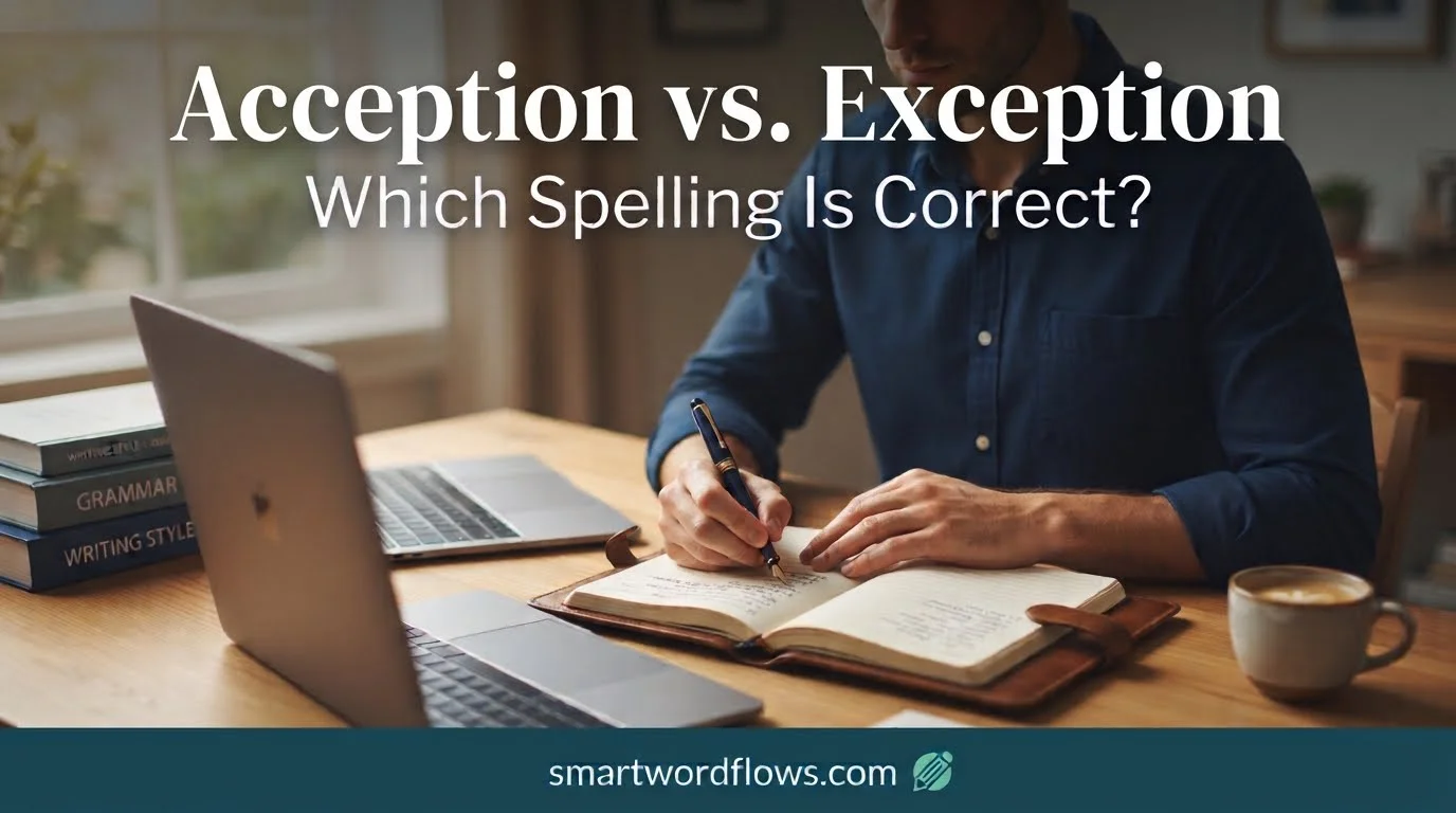 Acception vs. Exception: Which Spelling Is Correct?