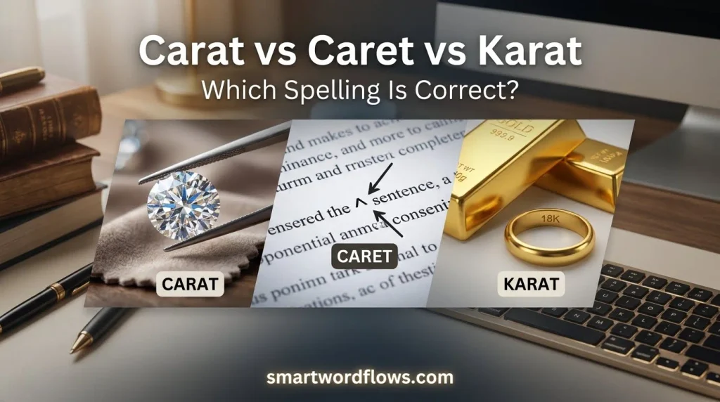 Carat vs Caret vs Karat: Which Spelling Is Correct?