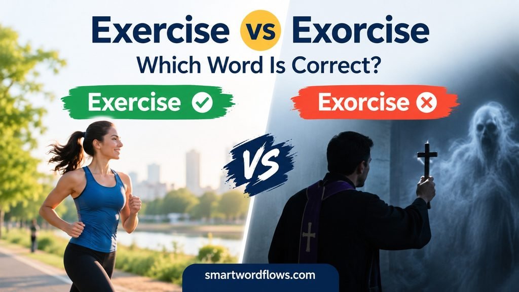 Exercise vs Exorcise: Which Word Is Correct?