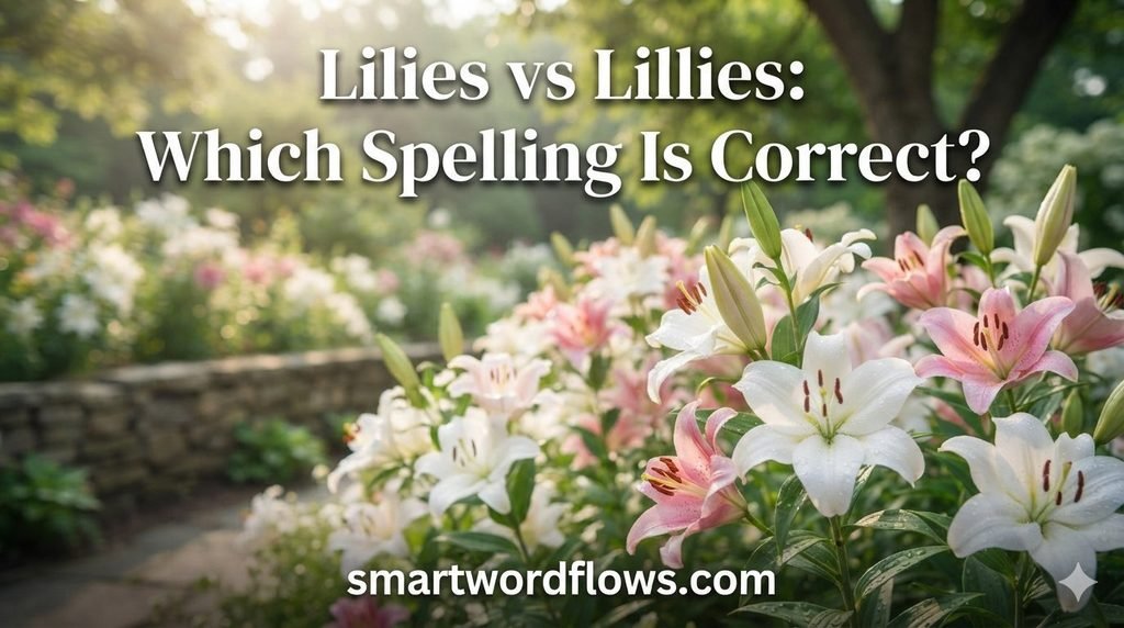 Lilies vs Lillies: Which Spelling Is Correct?