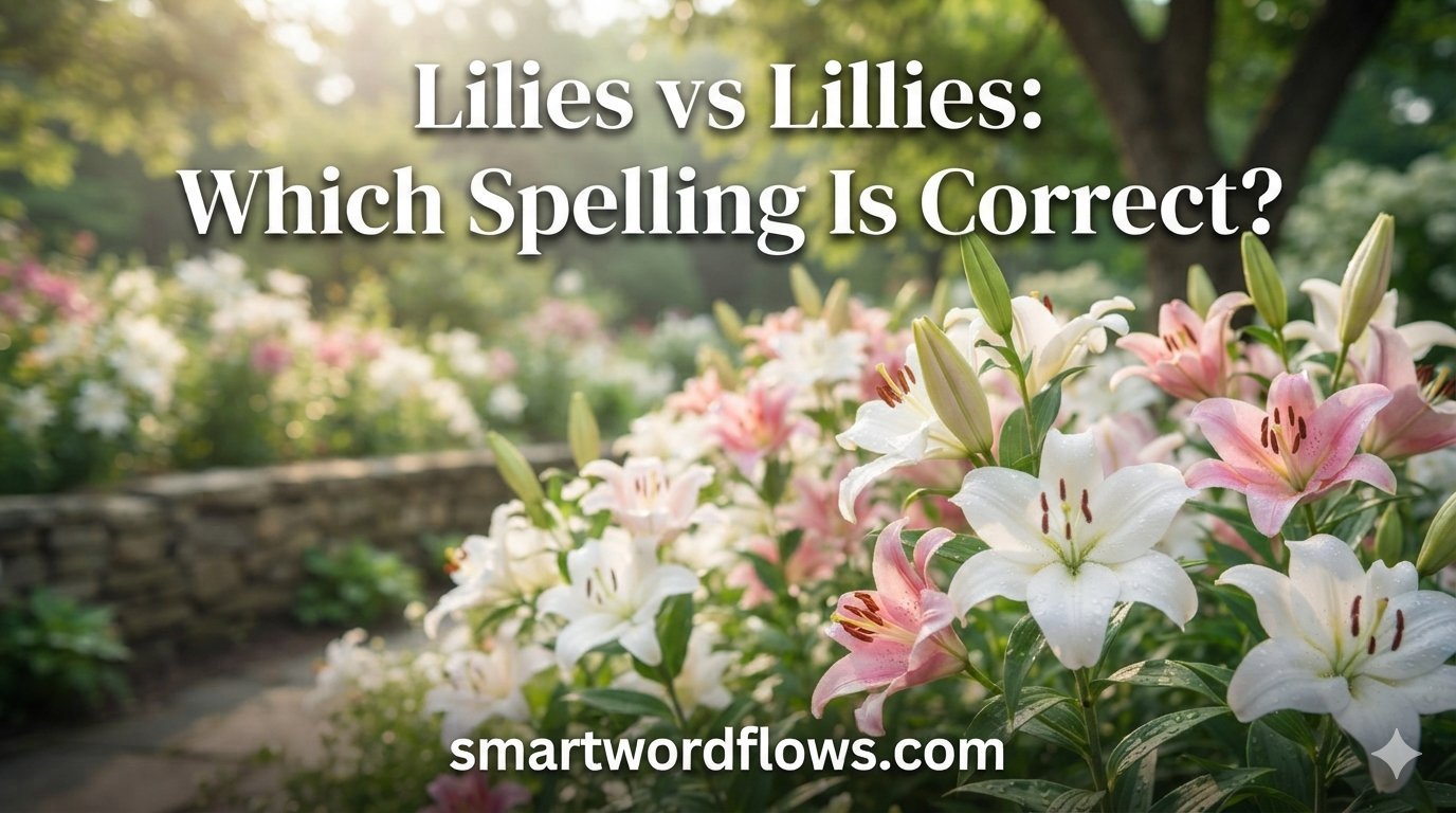 Lilies vs Lillies: Which Spelling Is Correct?