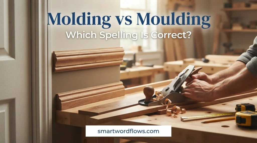 Molding vs Moulding: Which Spelling Is Correct?