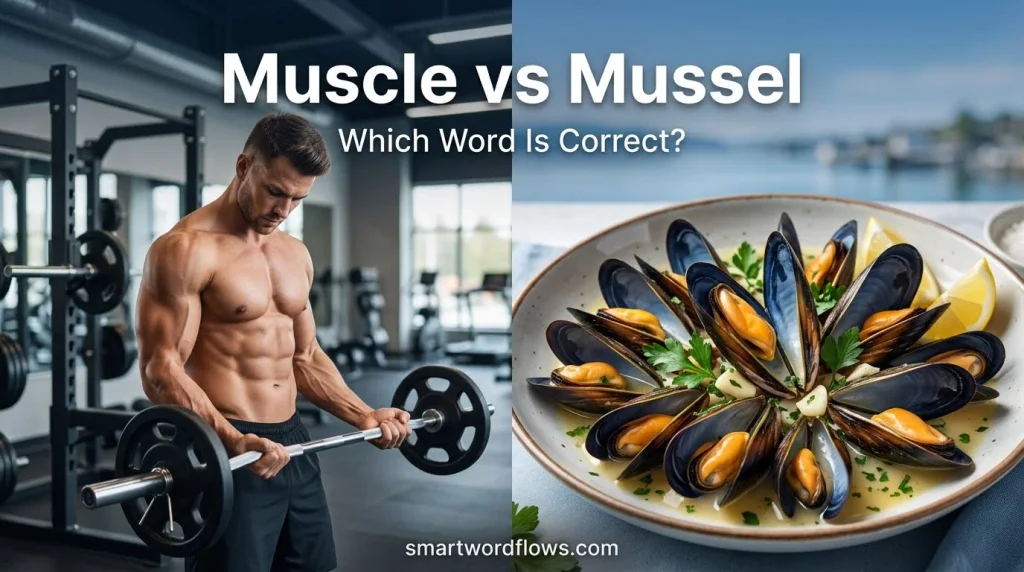 Muscle vs Mussel: Which Word Is Correct?
