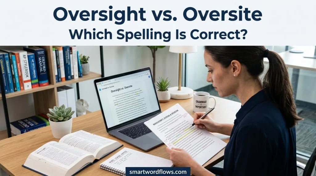 Oversight vs. Oversite: Which Spelling Is Correct?