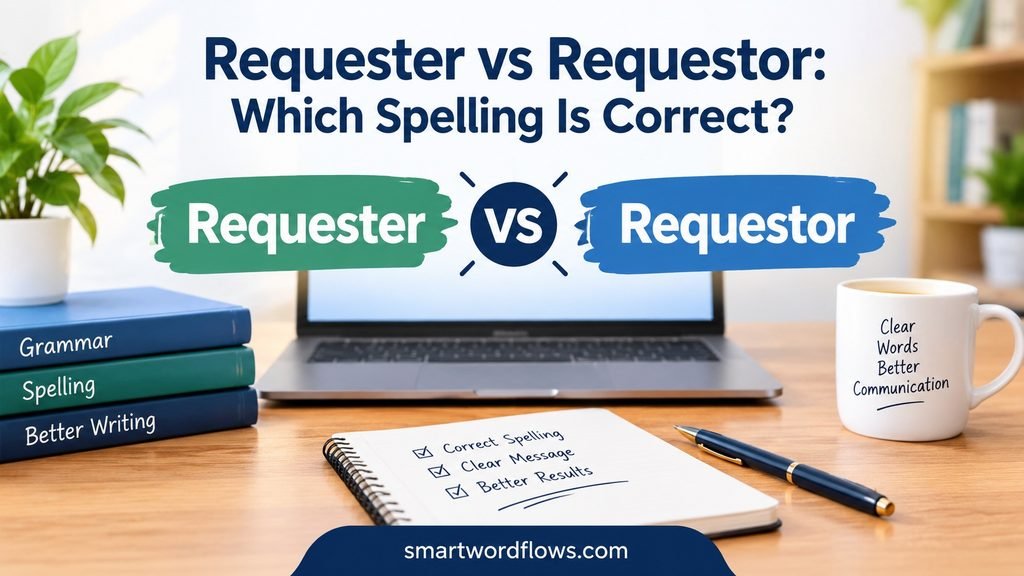 Requester vs Requestor: Which Spelling Is Correct?