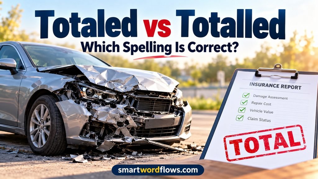 Totaled vs Totalled: Which Spelling Is Correct?